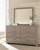 Culverbach Gray 3 Pc. Dresser, Mirror, Queen Panel Headboard