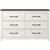 Gerridan White/Gray 5 Pc. Dresser, Mirror, Chest, King Panel Bed
