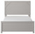 Cottenburg Light Gray/White 4 Pc. Dresser, Mirror, Full Panel Bed