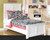 Bostwick Shoals White 5 Pc. Dresser, Mirror, Twin Panel Bed