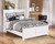 Bostwick Shoals White 7 Pc. Dresser, Mirror, Queen Panel Bed, 2 Nightstands