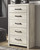 Cambeck Whitewash 10 Pc. Dresser, Mirror, Chest, Full Panel Bed With 4 Storage Drawers, 2 Nightstands