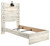 Cambeck Whitewash Twin Panel Bed