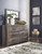 Drystan Brown/Beige 9 Pc. Dresser, Mirror, Chest, Full Panel Bed With 2 Side Drawers, 2 Nightstands