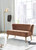 Collbury Cognac Accent Bench