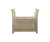 Fossil Whitewash Accent Bench