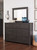 Brinxton Charcoal 6 Pc. Dresser, Mirror, Chest, Queen Panel Headboard & 2 Nightstands