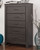 Brinxton Charcoal 6 Pc. Dresser, Mirror, Chest, Queen Panel Headboard & 2 Nightstands