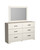 Stelsie White 5 Pc. Dresser, Mirror, Chest, Queen Panel Bed