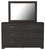 Belachime Black 4 Pc. Dresser, Mirror, Full Panel Bed