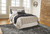 Bellaby Whitewash 5 Pc. Dresser, Mirror, King Panel Headboard, 2 Nightstands