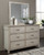 Hollentown Whitewash 4 Pc. Dresser, Mirror, Chest, Full Panel Bed