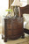 North Shore Dark Brown 7 Pc. Dresser, Mirror, King Sleigh Bed, 2 Nightstands