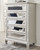 Lindenfield Silver Five Drawer Chest