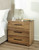 Dakmore Brown 6 Pc. Dresser, Mirror, King Upholstered Bed, 2 Nightstands
