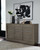 Anibecca Weathered Gray 4 Pc. Dresser, Mirror, King Bookcase Bed