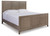 Chrestner Gray Queen Panel Bed