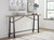 Lesterton Light Brown/Black 3 Pc. Long Counter Table, 2 Bar Stools