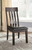 Haddigan Dark Brown 6 Pc. Extension Table, 4 Side Chairs, Server