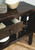 Haddigan Dark Brown 6 Pc. Counter Extension Table, 4 Barstools, Server