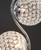 Winter Clear/Silver Finish Metal Floor Lamp