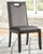 Hyndell Dark Brown 9 Pc. Extension Table, 8 Side Chairs