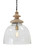 Farica Transparent Glass Pendant Light