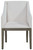 Anibecca Gray/Off White Dining Upholstered Arm Chair