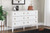 Aprilyn White 4 Pc. Dresser, Queen Canopy Bed