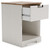 Vaibryn White/Brown/Beige One Drawer Night Stand