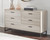 Socalle Natural 3 Pc. Dresser, Full Panel Platform Bed