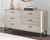 Socalle Natural 3 Pc. Dresser, Queen Panel Platform Bed