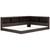 Piperton Black Full Bookcase Storage Bed