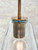 Collbrook Brass Glass Pendant Light