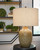 Jairgan Tan/Black Poly Table Lamp