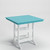 Eisely Turquoise/White 3 Pc. Dining Set With Barstools