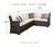 Easy Isle Dark Brown/Beige 3 Pc. Lounge Set