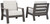Tropicava Taupe/White Lounge Chair W/Cushion