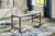 Shybourne Gray/Aged Bronze Over Ottoman Table