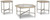 Tables & Entertainment/3-PK TABLE SETS;Direct Express/Living Room/Occasional Tables