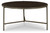 Doraley Brown/Gray Round Cocktail Table