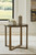 Balintmore Brown/Gold Finish Round End Table