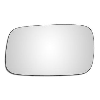 Saab 9-3 / 9-5 1998–2003 left-hand passenger side convex replacement wing door mirror glass with adhesive, UK made