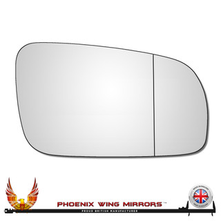 Right Hand Drivers Side Audi A4 / S4 B5 1994-1999 Wide Angle Wing Door Mirror Glass