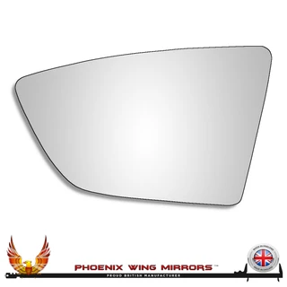 SEAT Ibiza Mk5 2017–2022 left hand passenger side convex glass with adhesive