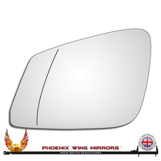 Left Hand Passenger Side BMW 7 Series F01 F02 F03 F04 2008-2015 Wide Angle Wing Door Mirror Glass