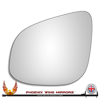 Left Hand Passenger Side Renault Kangoo 2013-2023 Convex Wing Door Mirror Glass