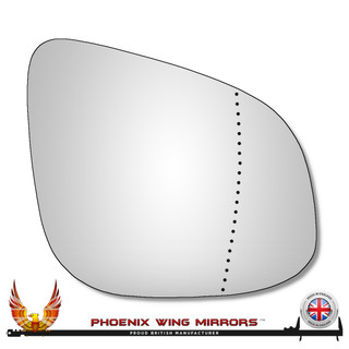 Right Hand Drivers Side Mercedes-Benz CITAN 2012-2022 Wide Angle Wing Door Mirror Glass