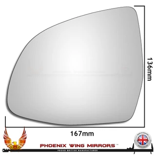 BMW X3 G01 2011–2024 Left – UK Passenger Side Convex – Stick On replacement mirror glass