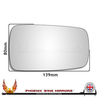 Rover P6 wingard Convex mirror glass smashed cracked wing door mirror replacement
